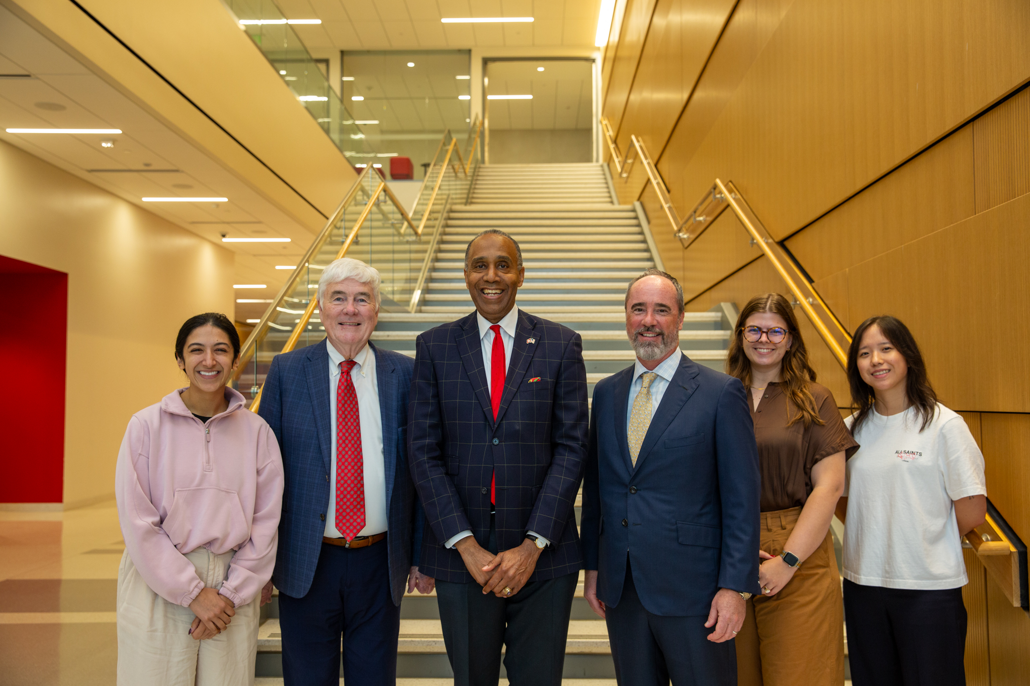 Lance Lightfoot with UHLC faculty and students